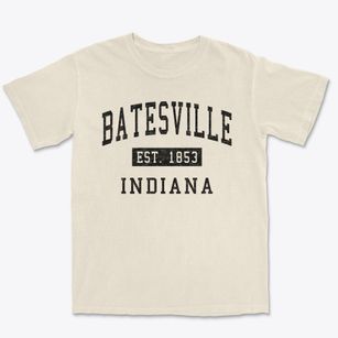 Batesville Indiana Classic Established Premium Heavyweight T-shirt