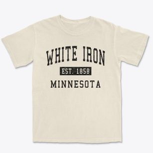 White Iron Minnesota Classic Established Premium Heavyweight T-shirt