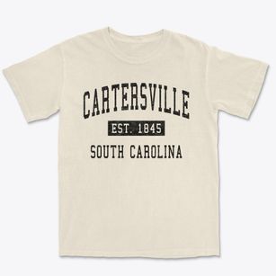 Cartersville South Carolina Classic Established Premium Heavyweight T-shirt