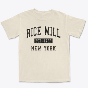 Rice Mill New York Classic Established Premium Heavyweight T-shirt