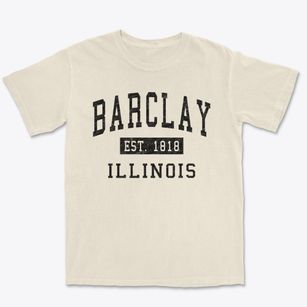Barclay Illinois Classic Established Premium Heavyweight T-shirt