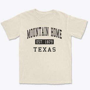 Mountain Home Texas Classic Established Premium Heavyweight T-shirt