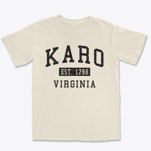 Karo Virginia Classic Established Premium Heavyweight T-shirt
