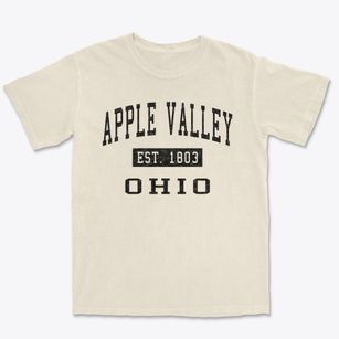 Apple Valley Ohio Classic Established Premium Heavyweight T-shirt