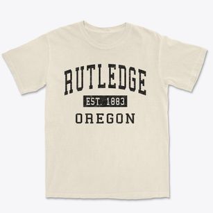 Rutledge Oregon Classic Established Premium Heavyweight T-shirt
