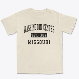Washington Center Missouri Classic Established Premium Heavyweight T-shirt