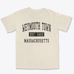 Weymouth Town Massachusetts Classic Established Premium Heavyweight T-shirt