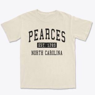 Pearces North Carolina Classic Established Premium Heavyweight T-shirt