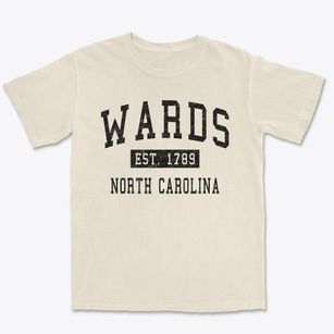 Wards North Carolina Classic Established Premium Heavyweight T-shirt