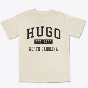 Hugo North Carolina Classic Established Premium Heavyweight T-shirt