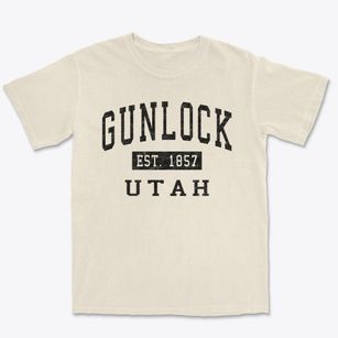 Gunlock Utah Classic Established Premium Heavyweight T-shirt
