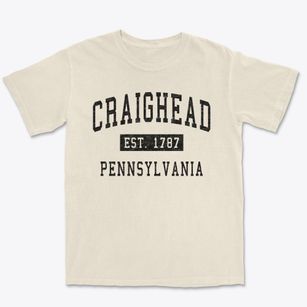 Craighead Pennsylvania Classic Established Premium Heavyweight T-shirt