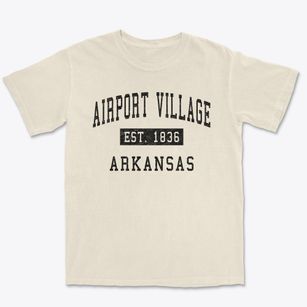 Airport Village Arkansas Classic Established Premium Heavyweight T-shirt