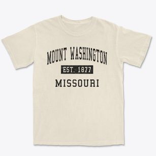 Mount Washington Missouri Classic Established Premium Heavyweight T-shirt