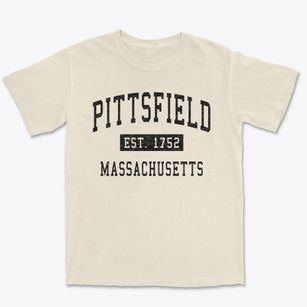 Pittsfield Massachusetts Classic Established Premium Heavyweight T-shirt