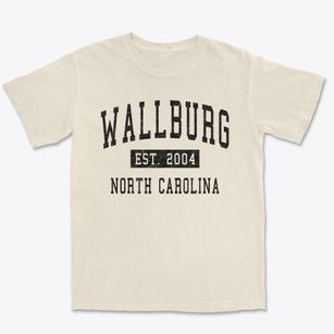 Wallburg North Carolina Classic Established Premium Heavyweight T-shirt