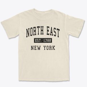 North East New York Classic Established Premium Heavyweight T-shirt
