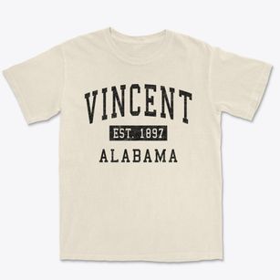 Vincent Alabama Classic Established Premium Heavyweight T-shirt