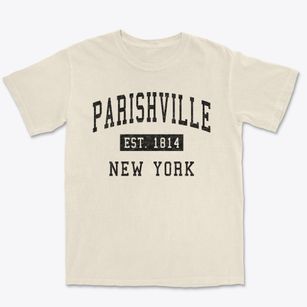 Parishville New York Classic Established Premium Heavyweight T-shirt