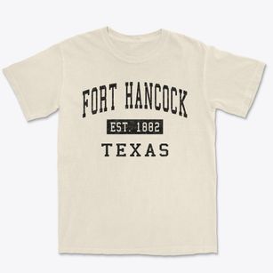 Fort Hancock Texas Classic Established Premium Heavyweight T-shirt