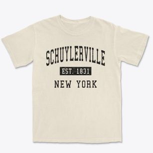 Schuylerville New York Classic Established Premium Heavyweight T-shirt