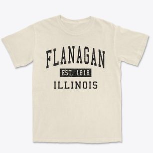 Flanagan Illinois Classic Established Premium Heavyweight T-shirt