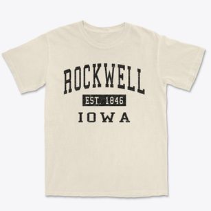 Rockwell Iowa Classic Established Premium Heavyweight T-shirt