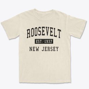 Roosevelt New Jersey Classic Established Premium Heavyweight T-shirt