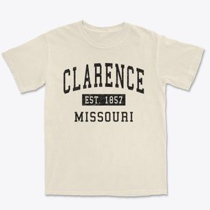 Clarence Missouri Classic Established Premium Heavyweight T-shirt