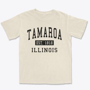 Tamaroa Illinois Classic Established Premium Heavyweight T-shirt