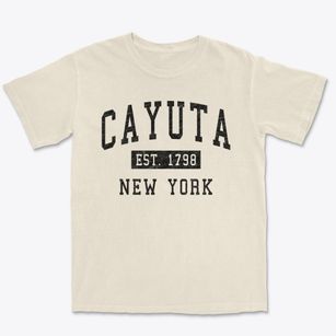Cayuta New York Classic Established Premium Heavyweight T-shirt