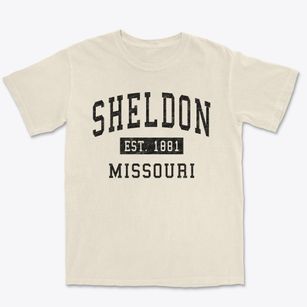 Sheldon Missouri Classic Established Premium Heavyweight T-shirt