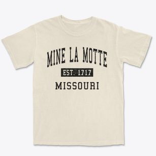 Mine La Motte Missouri Classic Established Premium Heavyweight T-shirt