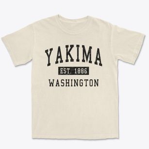 Yakima Washington Classic Established Premium Heavyweight T-shirt