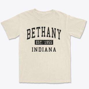Bethany Indiana Classic Established Premium Heavyweight T-shirt