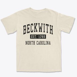 Beckwith North Carolina Classic Established Premium Heavyweight T-shirt