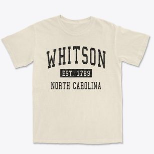 Whitson North Carolina Classic Established Premium Heavyweight T-shirt