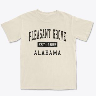 Pleasant Grove Alabama Classic Established Premium Heavyweight T-shirt