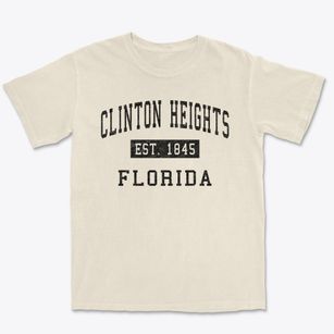 Clinton Heights Florida Classic Established Premium Heavyweight T-shirt