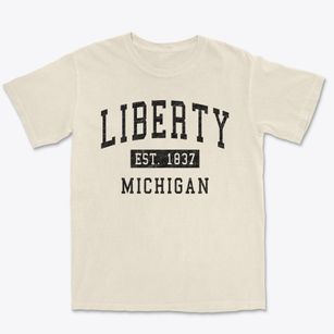Liberty Michigan Classic Established Premium Heavyweight T-shirt