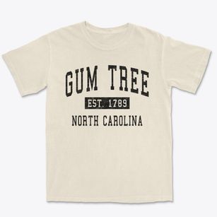 Gum Tree North Carolina Classic Established Premium Heavyweight T-shirt