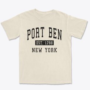 Port Ben New York Classic Established Premium Heavyweight T-shirt