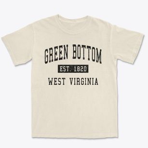 Green Bottom West Virginia Classic Established Premium Heavyweight T-shirt