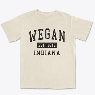 Wegan Indiana Classic Established Premium Heavyweight T-shirt