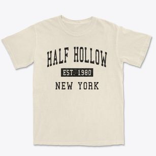 Half Hollow New York Classic Established Premium Heavyweight T-shirt