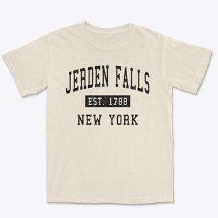 Jerden Falls New York Classic Established Premium Heavyweight T-shirt