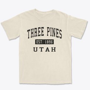 Three Pines Utah Classic Established Premium Heavyweight T-shirt