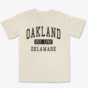 Oakland Delaware Classic Established Premium Heavyweight T-shirt
