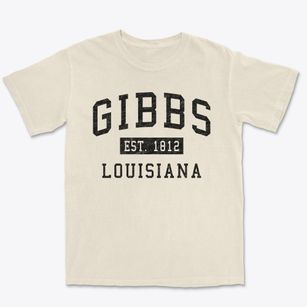 Gibbs Louisiana Classic Established Premium Heavyweight T-shirt