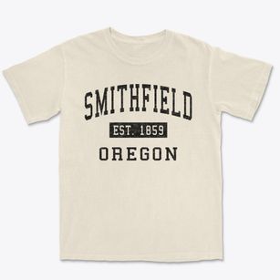 Smithfield Oregon Classic Established Premium Heavyweight T-shirt